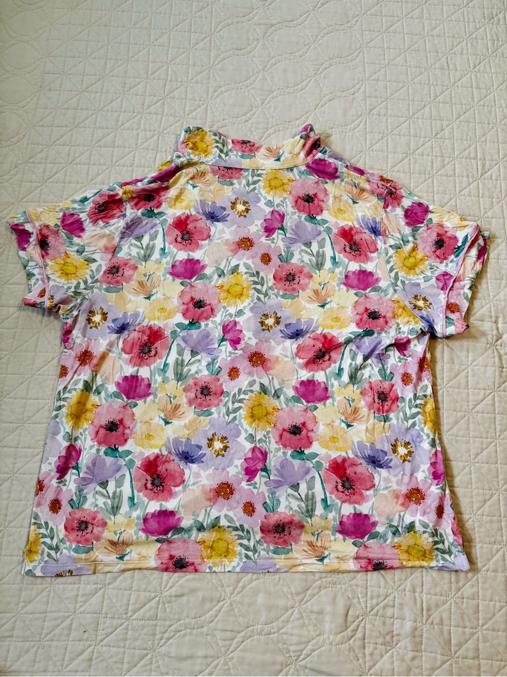 Little Sleepies Women’s Pajama Set Watercolor Meadows - Picture 5 of 11